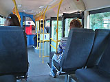 салон автобуса Higer-6118GS с сидениями от междугородного ЛиАз-52561, 09.2009; фото Александр-Niko