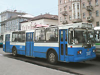ЗИУ-682Г из депо №2 - бело-синий