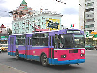 ЗИУ-682Г из депо №1 - фиолетово-бордовые