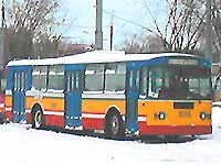 ЗИУ-682Г из депо №1 - оранжево-сине-красные