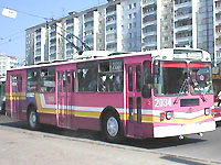 ЗИУ-682Г из депо №2 - розово-фиолетовые