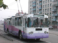 ЗИУ-682Г из депо №1 - бело-фиолетовые