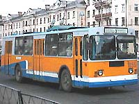 ЗИУ-682Г из депо №1 - оранжево-голубые