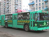 ЗИУ-682В из депо №1 - зелено-зеленые