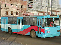 ЗИУ-682В из депо №2 - голубо-бело-красные