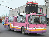 ЗИУ-682В из депо №1 - розово-фиолетовые