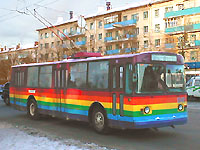ЗИУ-682В из депо №1 - в цветах радуги
