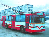 ЗИУ-682В из депо №2 - бело-красные