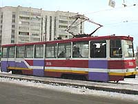 КТМ-5М3 из депо №1 - бордово-фиолетовые