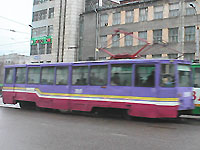КТМ-5М3 из депо №1 - фиолетово-бордовые