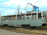 КТМ-5М3 бело-серой окраски из депо №1