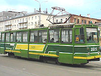 КТМ-5М3 из депо №2 - зелено-желтые
