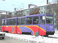 сиренево-красной окраски 2002г из депо №3