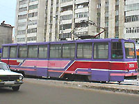 КТМ-5М3 из депо №2 - розово-фиолетовые