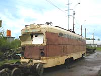 останки трамвая МТВ-82А в депо №1